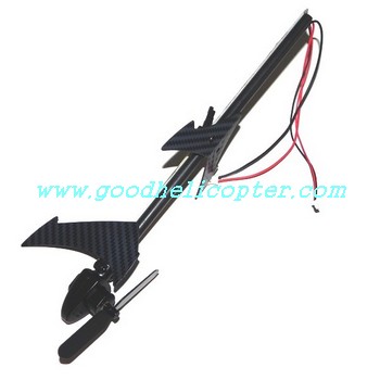 jxd-352-352w helicopter parts black pipe tail set (black tail big boom + tail motor + tail motor deck + tail blade + tail decoration set + fixed set)